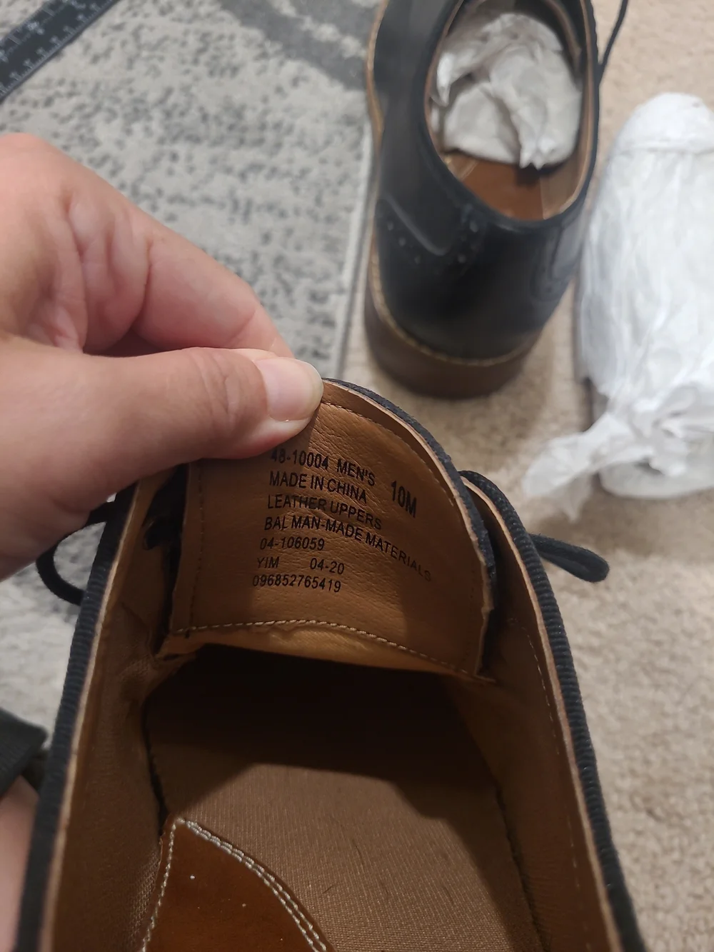 Crown and Ivy Oxford Leather Dress Shoes - Size 10 M